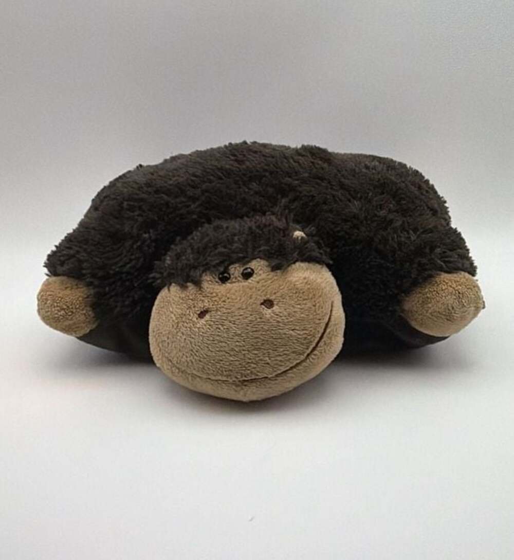 Pillow Pets Pee-Wees Sassy Monkey Brown Plush Stuffed Animal
